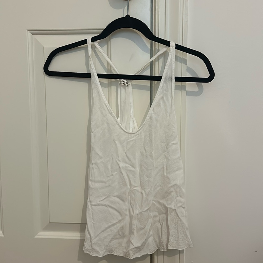 Free people white tank top